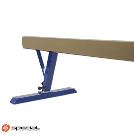 SP00022 - Gimnastička greda, školska, drvena, podesive visine 70-120 cm, dužina 500 cm